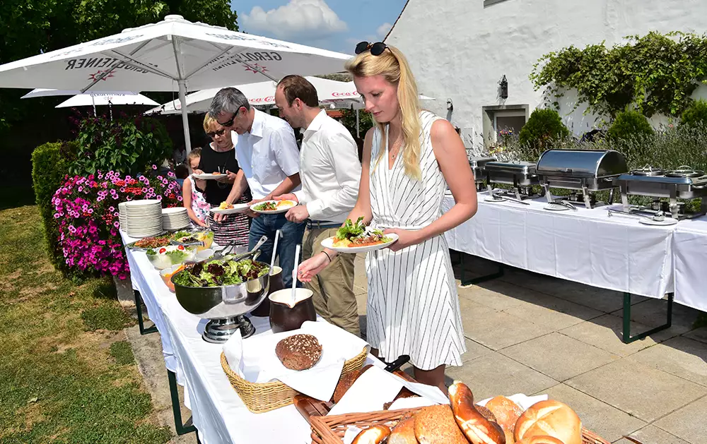 Schlosshotel Stimmung 10 Buffet im Schlosshotel Wasserburg